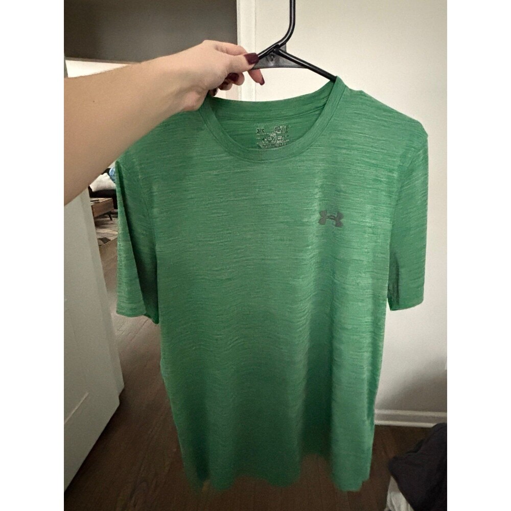 Men's Dri-Fit Under Armour Green Tee - Size Large